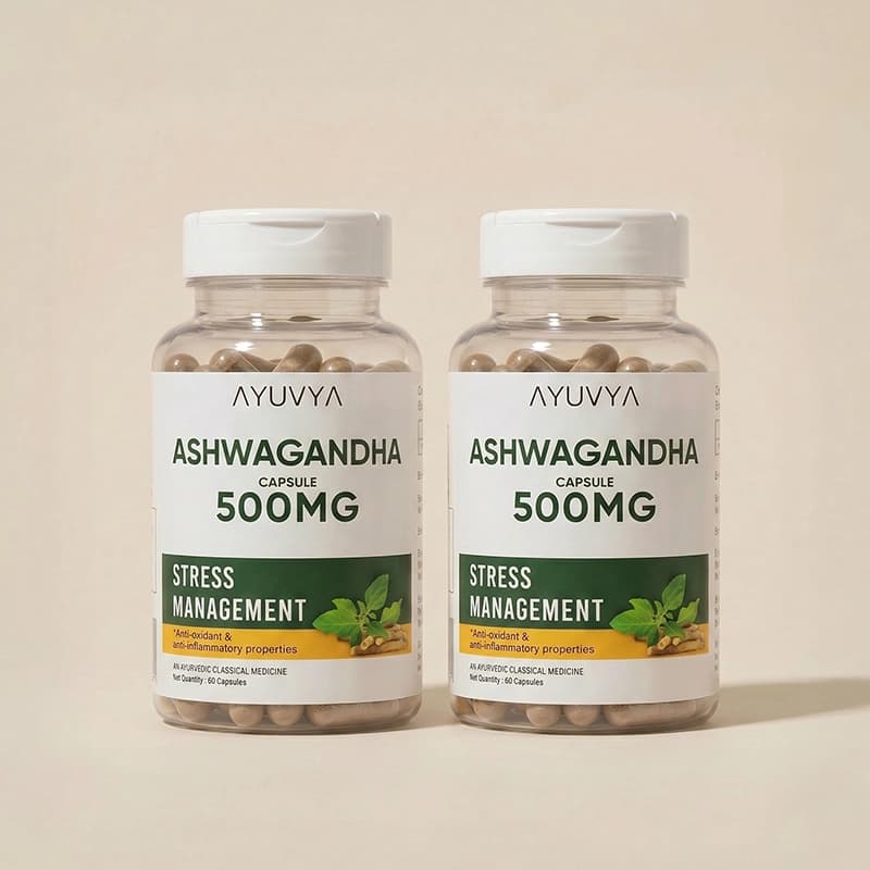 Ashwagandha Capsules | 500mg Pack of 2