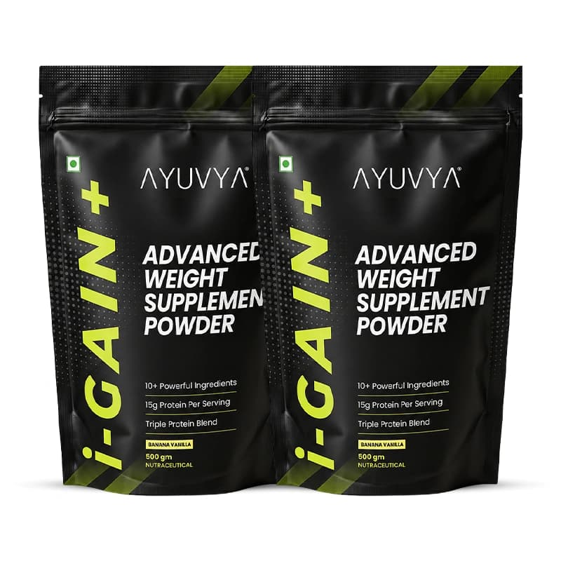 Ayuvya i-GAIN+ Weight Gain Powder Pack of 2