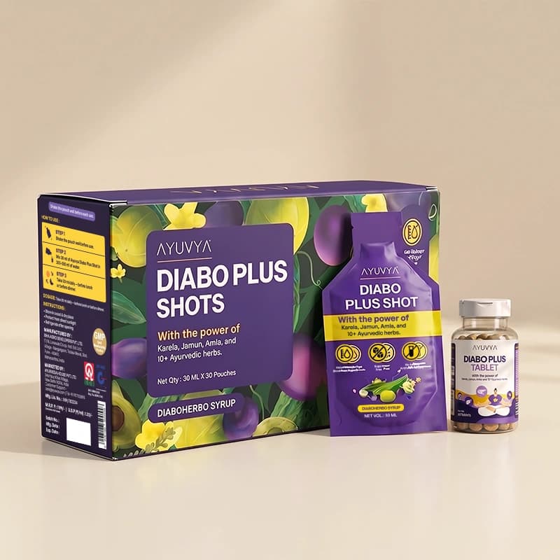 Ayuvya Diabo Plus Shots + Diabo Plus Tablets Combo