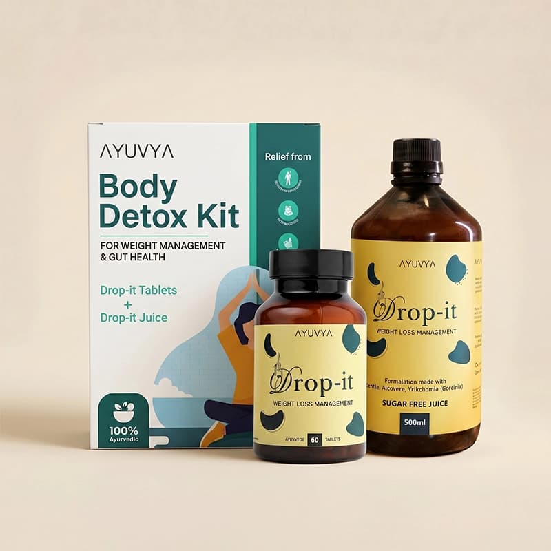 Ayuvya Drop-it Juice + Tablet | 1 Month Pack
