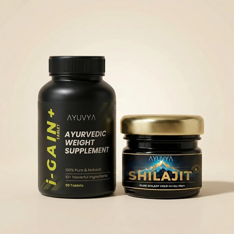 Ayuvya Shilajit & i-Gain+ Combo