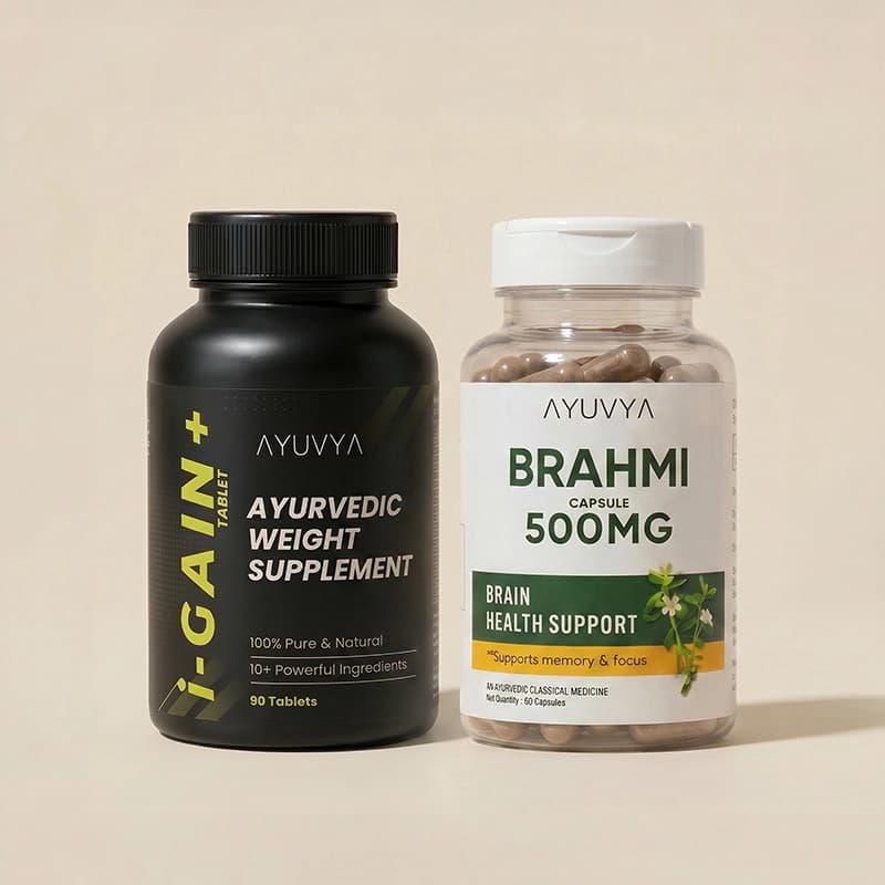Ayuvya Brahmi and i-Gain+ Combo