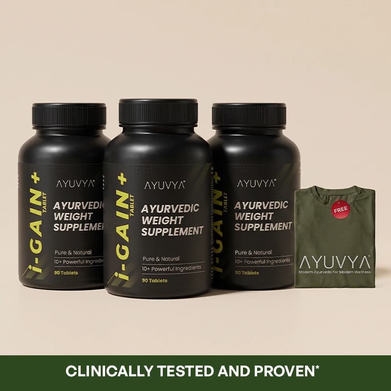 Ayuvya i-Gain+ Pack of 3 + Free T-Shirt